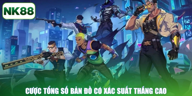 Cược tổng số bản đồ có xác suất thắng cao