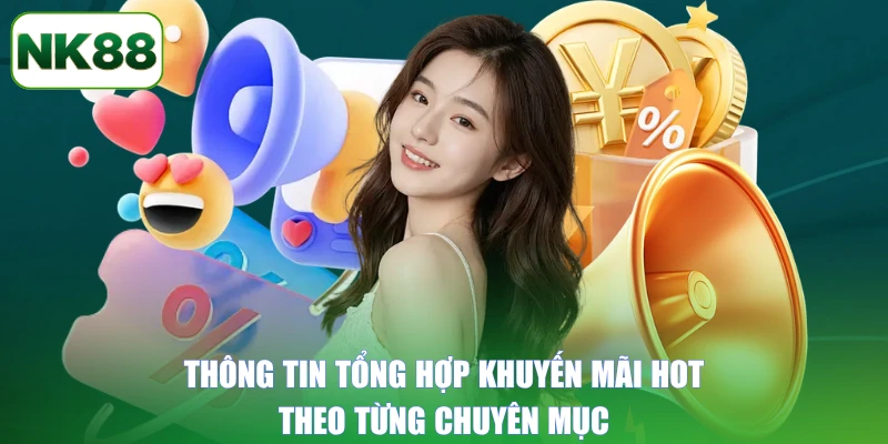 Thông tin tổng hợp khuyến mãi hot theo từng chuyên mục